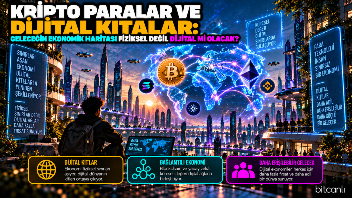 Kripto Paralar ve Dijital Kıtalar: Geleceğin Ekonomik Haritası Fiziksel Değil Dijital mi Olacak?
